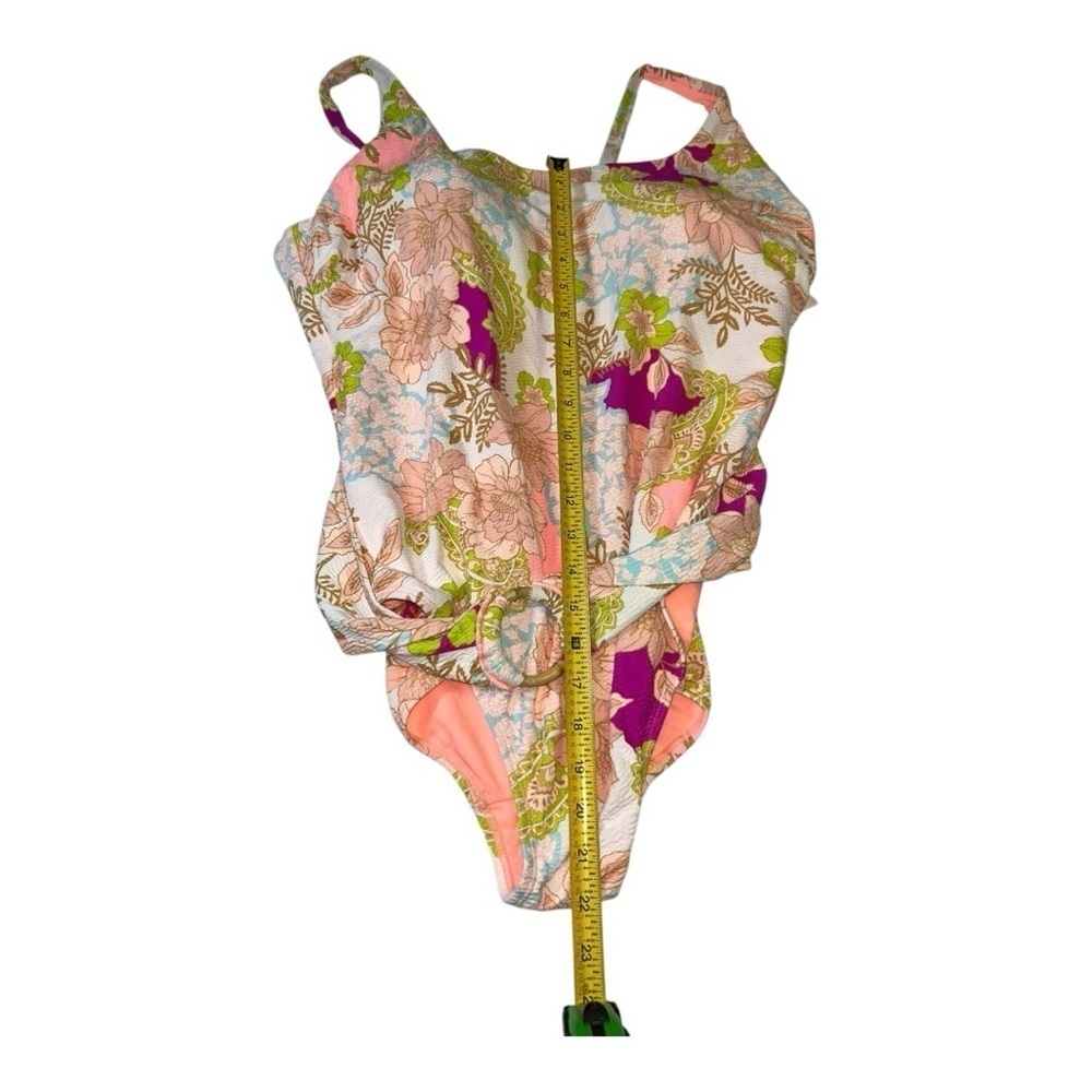 BREAKING WAVES Eco Floral Swimsuit with Vibrant Colors Size 3X NWT - Picture 10 of 12